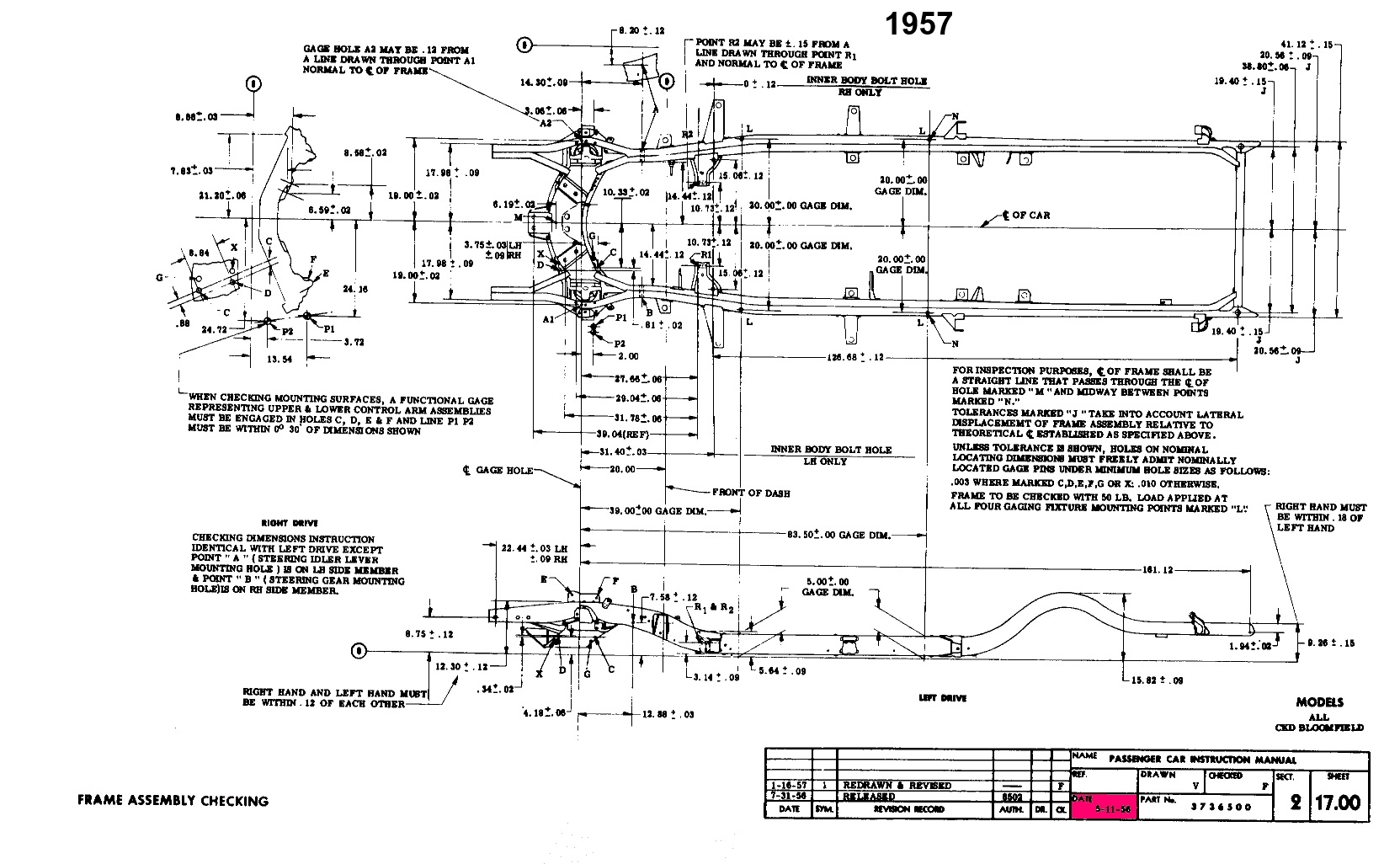 CHASSIS FRAME USA